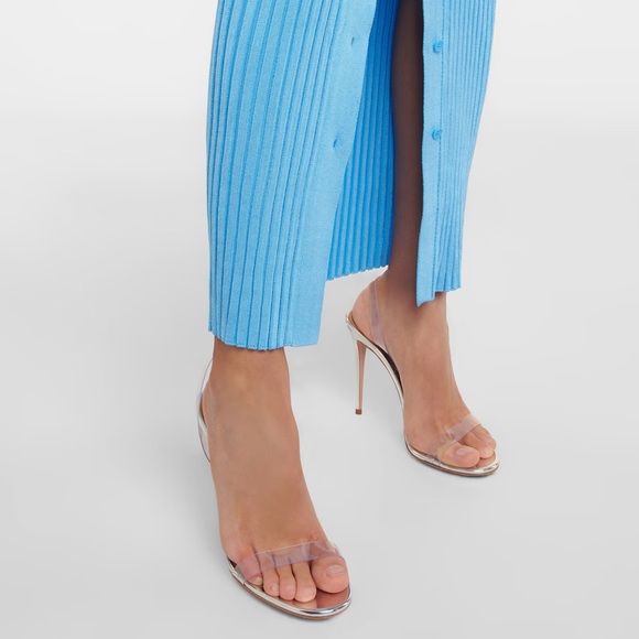 Aquazzura
So Nude Plexi 105mm metallic sandals
NEW never worn - Picture 2 of 5